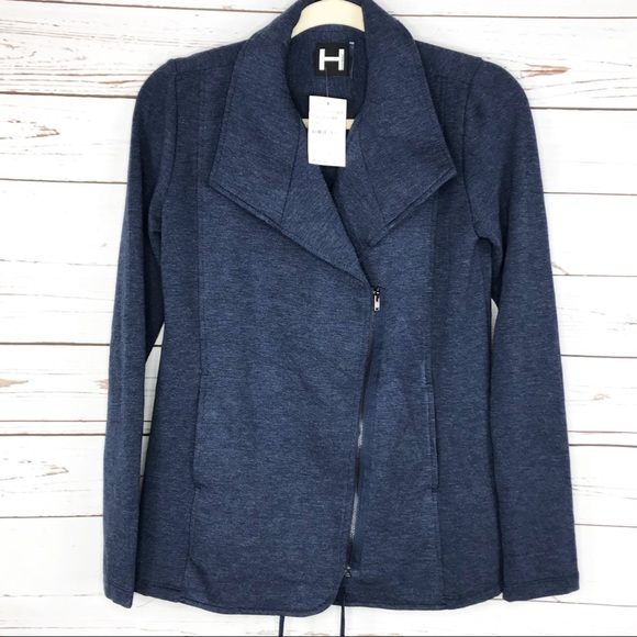H by Bordeaux Jackets & Blazers - H by Bordeaux Blue Fleece Jacket
